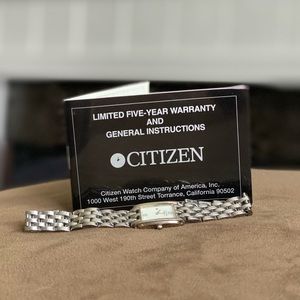 Citizen Elegance Signature water resist watch